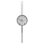 Måleur 0-50 x 0,01 mm med tolerancepile og Flad bagplade + bagplade med øje + Werkscertifikat